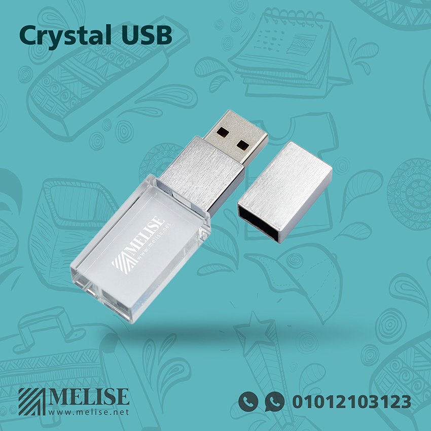 Crystal USB – LED Engraved Tech Gift | Melise Egypt