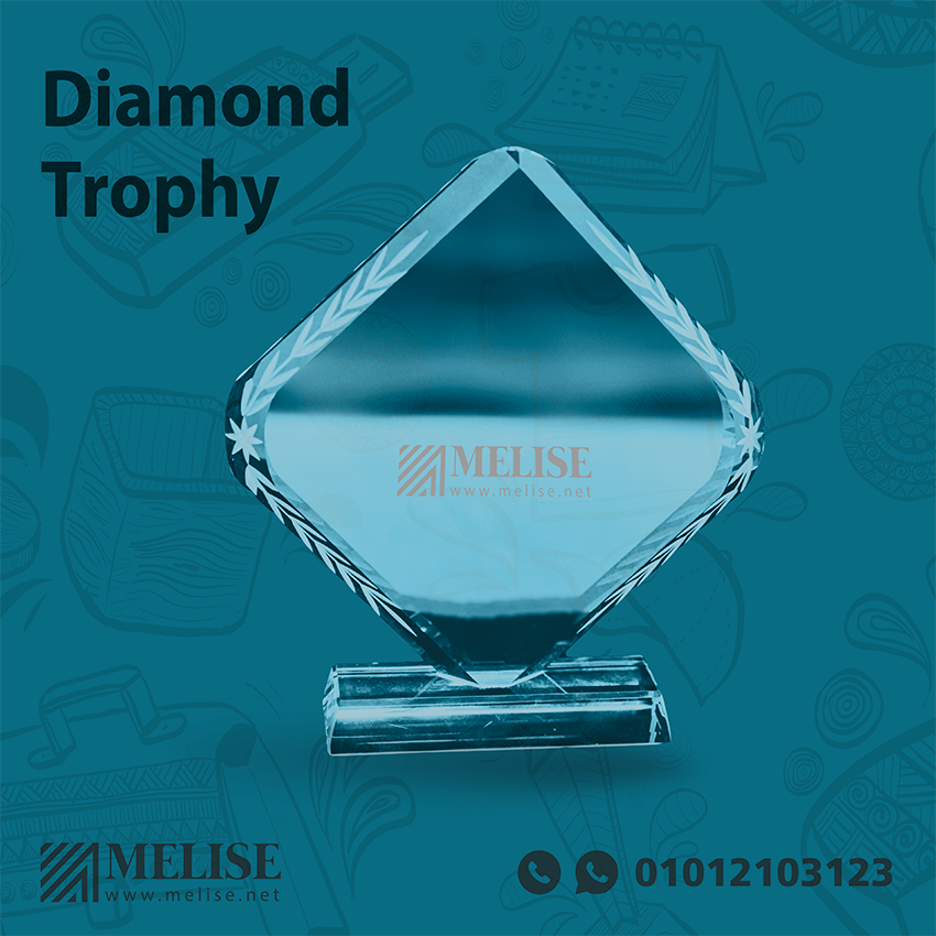 Diamond Trophy | Engraved Design | Melise Egypt