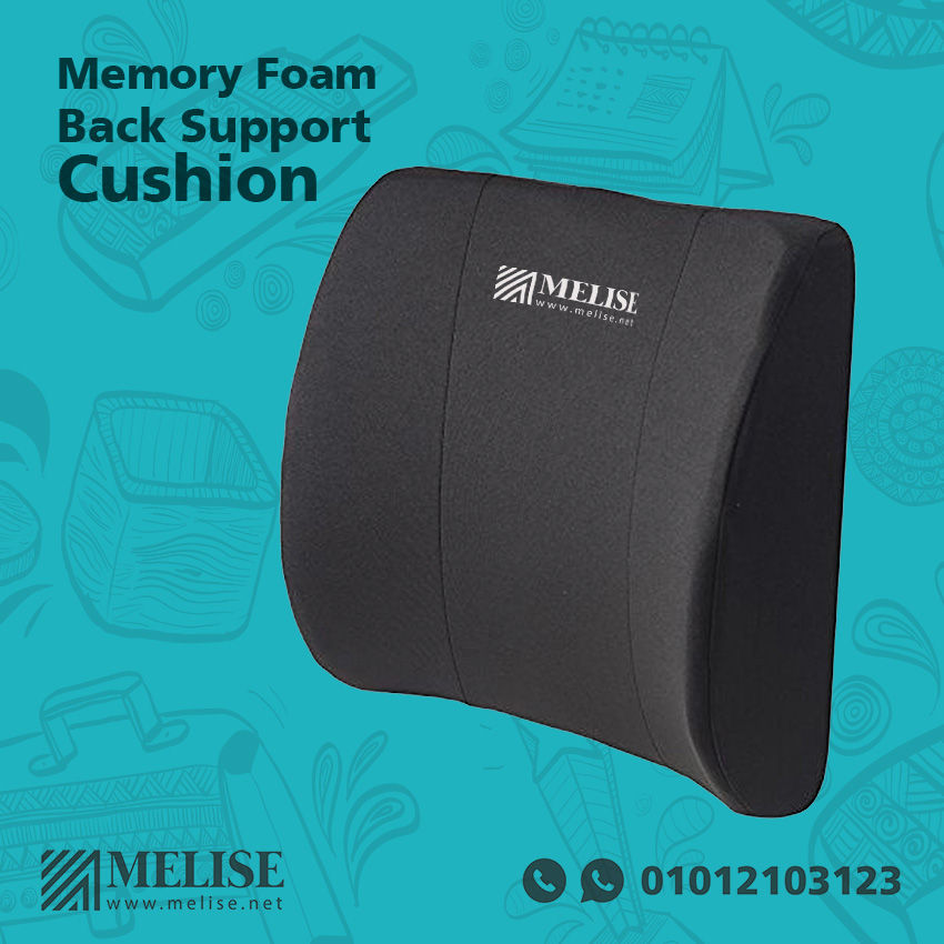 Image of Memory Foam Back Support Cushion by Melise Giveaways Egypt. Memory Foam Back Support Cushion For Car Seat - Embroidered Logo. Customizable with Embroidered Logo. Ideal for corporate gifts, promotional giveaways, and branding in Egypt.