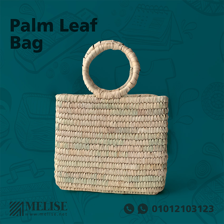 Image of Palm Leaf Bags by Melise Giveaways Egypt. Our Palm Leaf Bags are a sustainable and stylish way to carry your belongings, offering a natural and eco-friendly. Customizable with Customizable Logo. An eco-friendly and sustainable choice. Ideal for corporate gifts, promotional giveaways, and branding in Egypt.