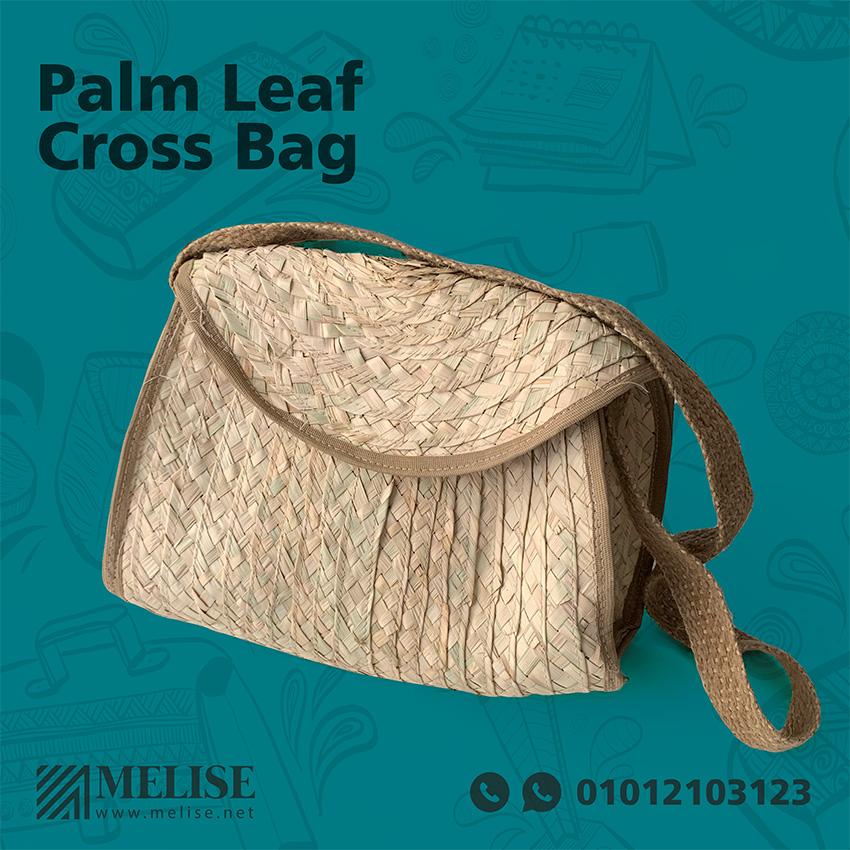 Image of Palm Leaf Cross Bag by Melise Giveaways Egypt. sustainable Chic - Eco-friendly palm leaf cross bag, a stylish and sustainable giveaway option.. Customizable with Customizable Logo. An eco-friendly and sustainable choice. Ideal for corporate gifts, promotional giveaways, and branding in Egypt.