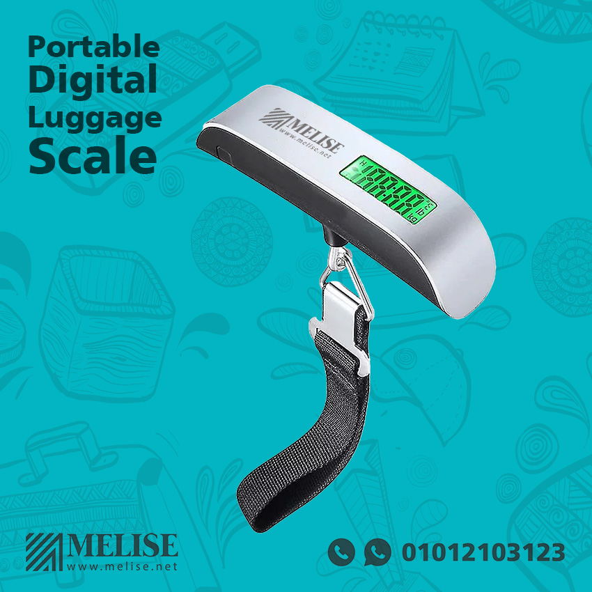 Image of Portable Digital Scale by Melise Giveaways Egypt. Electronic Digital Weighing Scale for Suitcase Travel Bag - Engraved Logo. Customizable with Engraved Logo. Ideal for corporate gifts, promotional giveaways, and branding in Egypt.