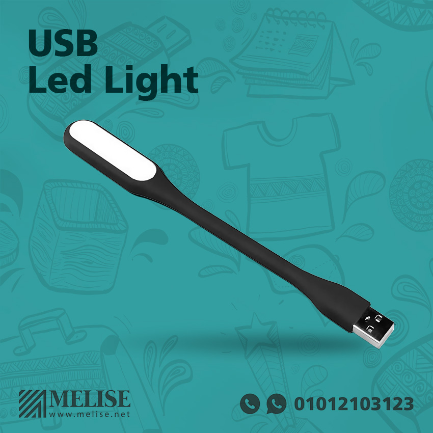 Image of USB Led Light by Melise Giveaways Egypt. USB Led Light Lamp Portable led with Flexible Gooseneck. Customizable with Printed Logo. Ideal for corporate gifts, promotional giveaways, and branding in Egypt.