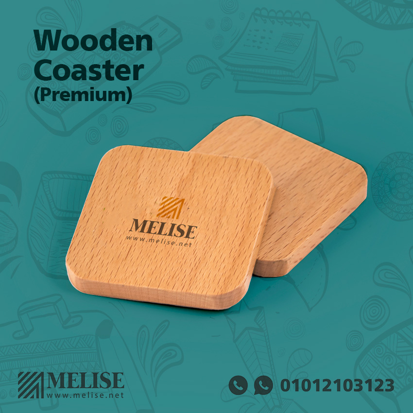 Premium Wooden Coaster | Beech Wood | Melise Egypt