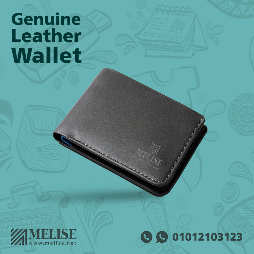 Genuine Leather Wallet | Custom Engraved | Melise Egypt
