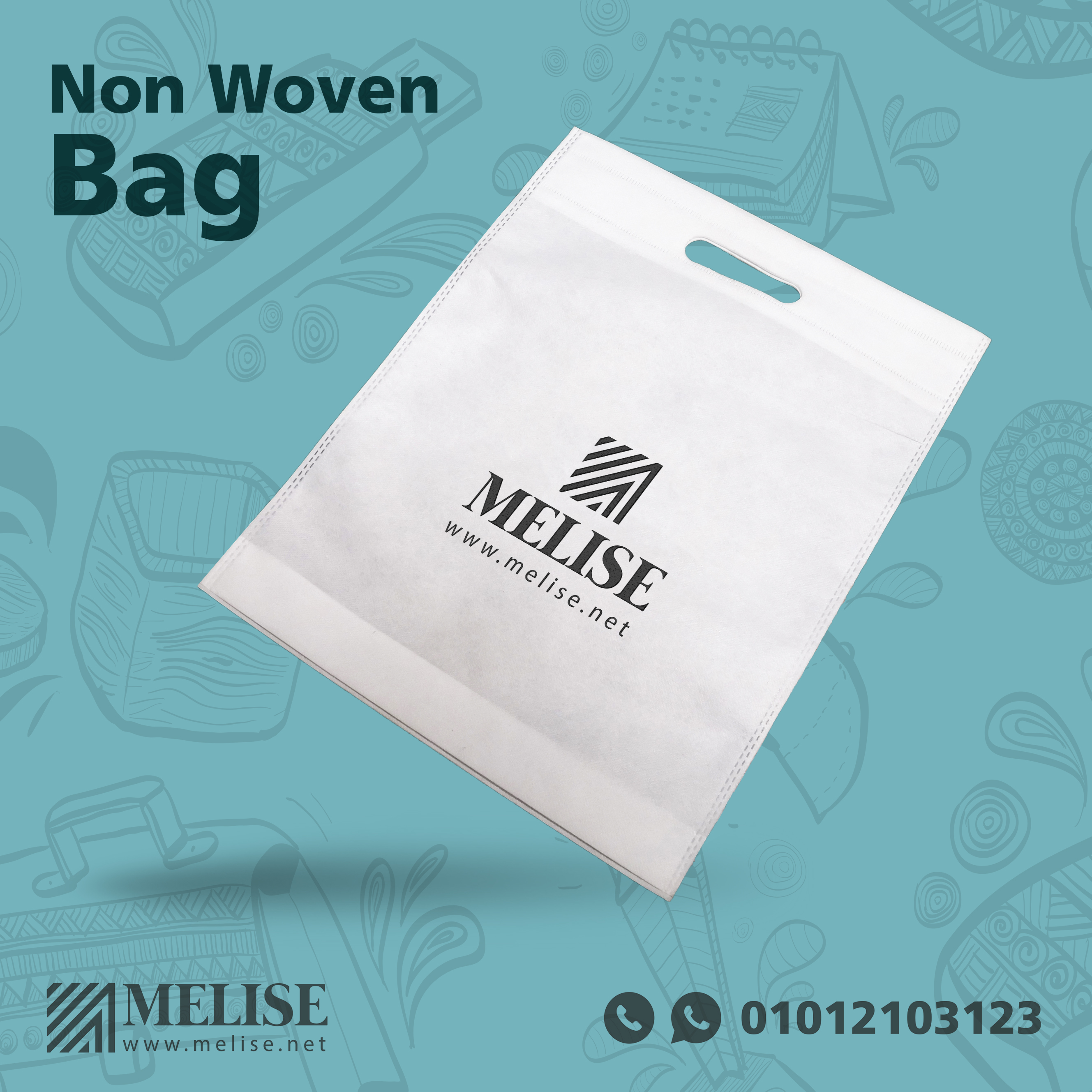 Non Woven Bag Small | Eco Giveaway Bag | Melise Egypt