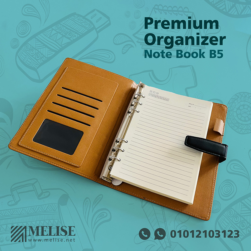 Premium B5 Organizer Notebook | Corporate Gift | Melise Egypt