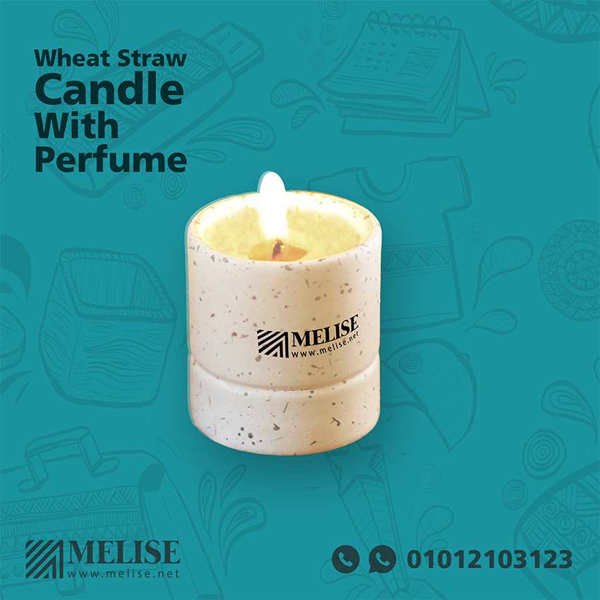 Eco Friendly Perfume Candle | Engraved Logo | Melise Egypt