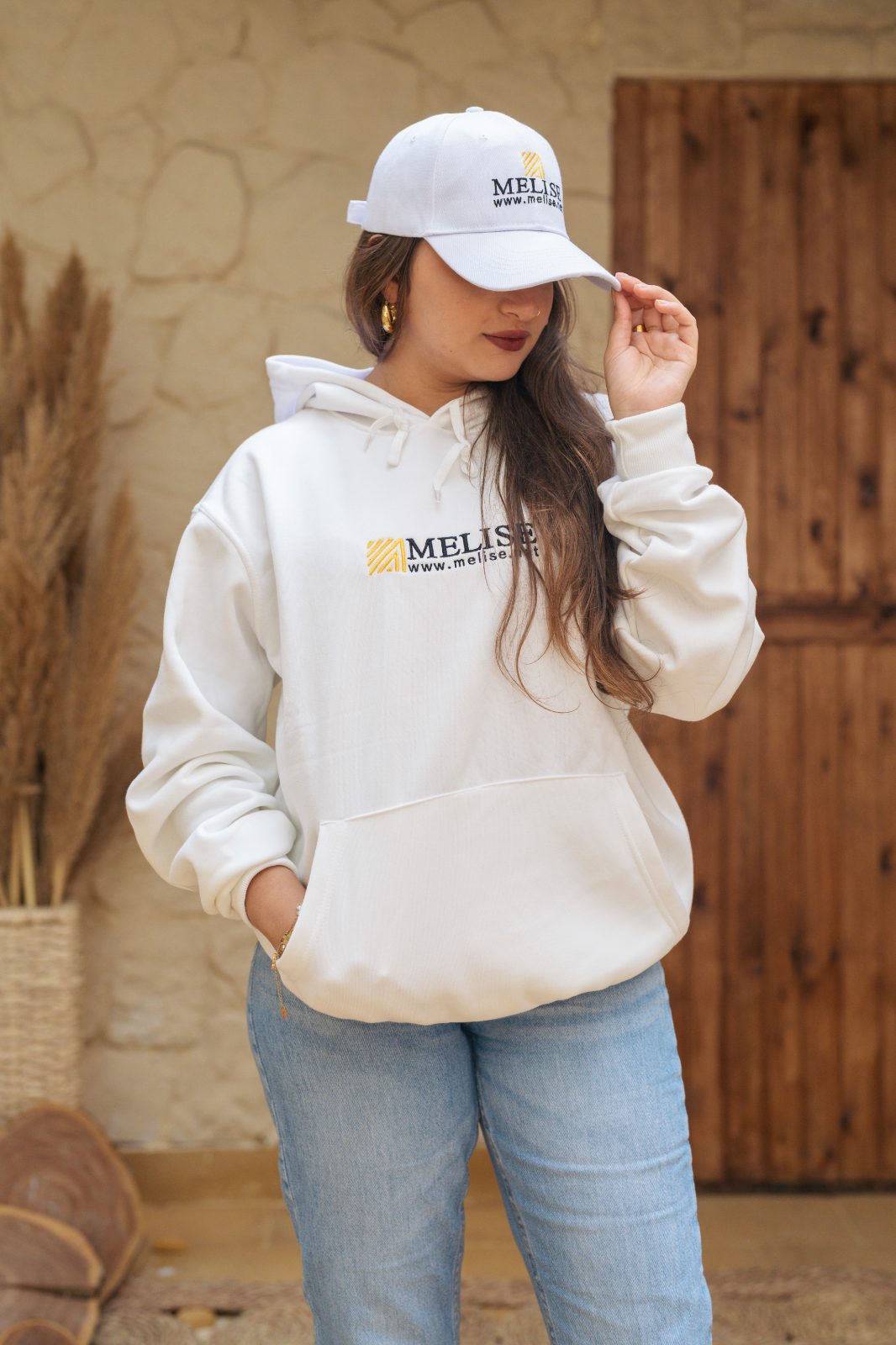 Premium Quality Hoodie by Melise Giveaways Egypt, fabric & cotton material, customizable with printed logo, ideal for comfortable corporate apparel, team wear, or trendy promotional merchandise in Egypt.