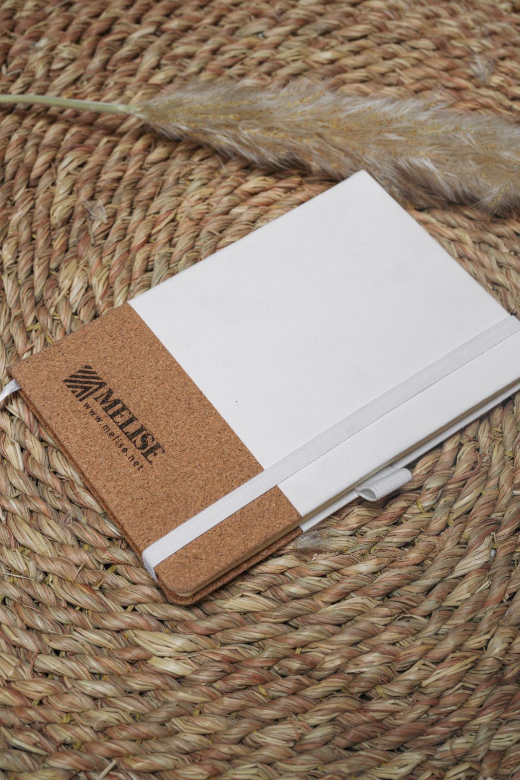 Image of A5 Cork & Rubber Notebook by Melise Giveaways Egypt. Eco Friendly Cork & Rubber Note Book made by Natural Material - Printed or Engraved logo. Customizable with Printed or Engraved Logo. An eco-friendly and sustainable choice. Ideal for corporate gifts, promotional giveaways, and branding in Egypt.