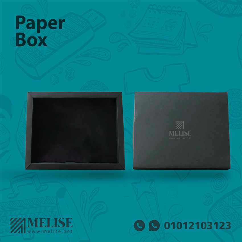 printed paper box Egypt — Custom printed paper box 27x21 cm – ideal for product packaging and branding by Melise Egypt.