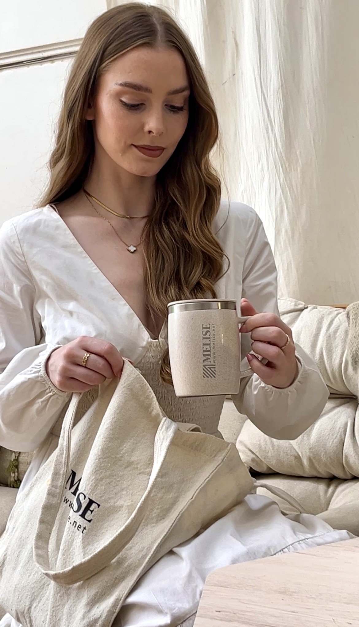 Branded cotton totebag by Melise Egypt – sustainable and stylish promotional giveaway for eco-conscious campaigns.