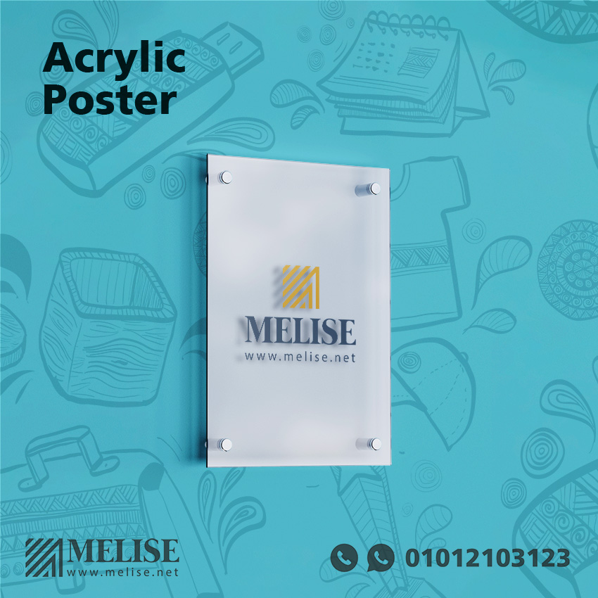 Melise Acrylic Sign A4 3ml – Elegant Display Systems