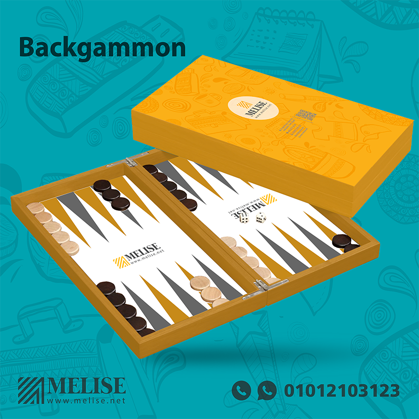 Chess & Backgammon | One Color Printed Logo | Melise Egypt