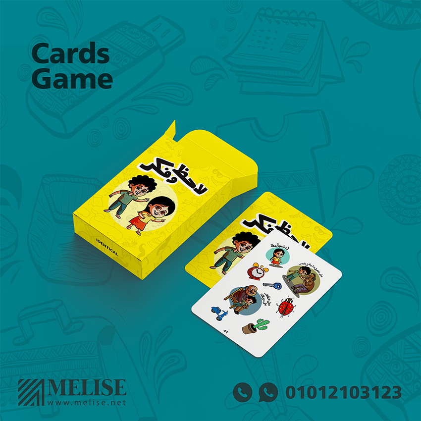 Cards Game | Full Color Printed Logo | Melise Egypt