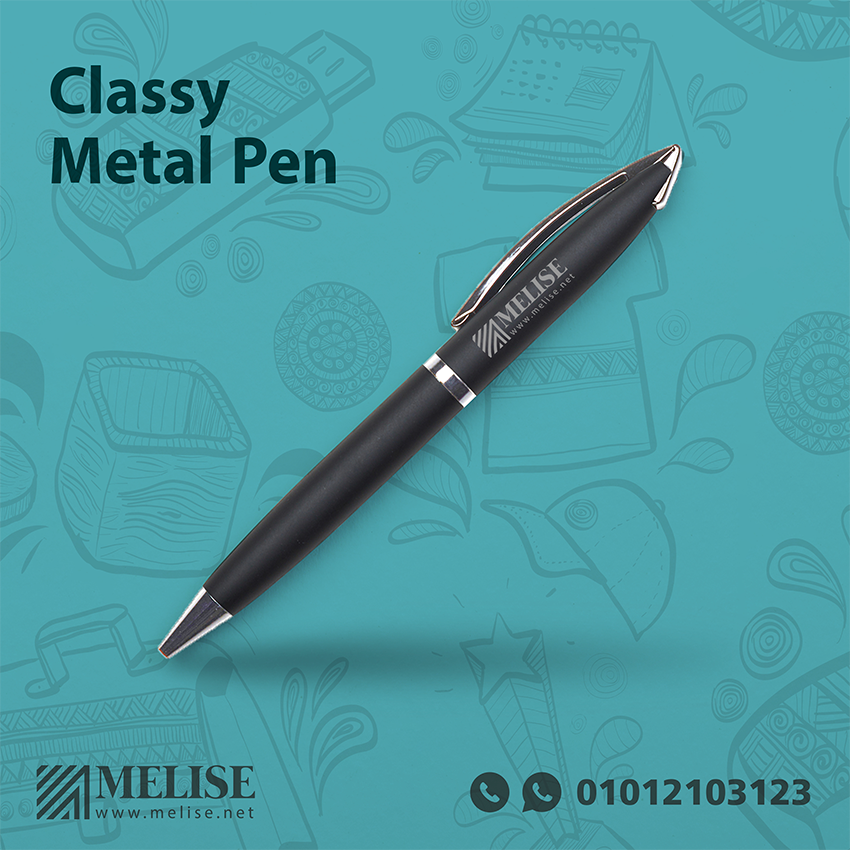 Melise Premium Metal Pen with Engraving | Leather Giveaways Egypt