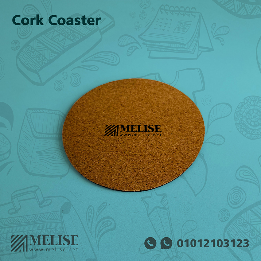 Cork Coaster | Custom Printed | Eco Gift by Melise