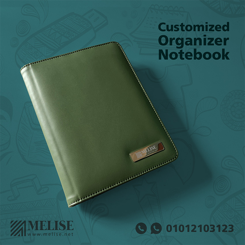 Customized Organizer Notebook | Engraved logo | Melise Egypt