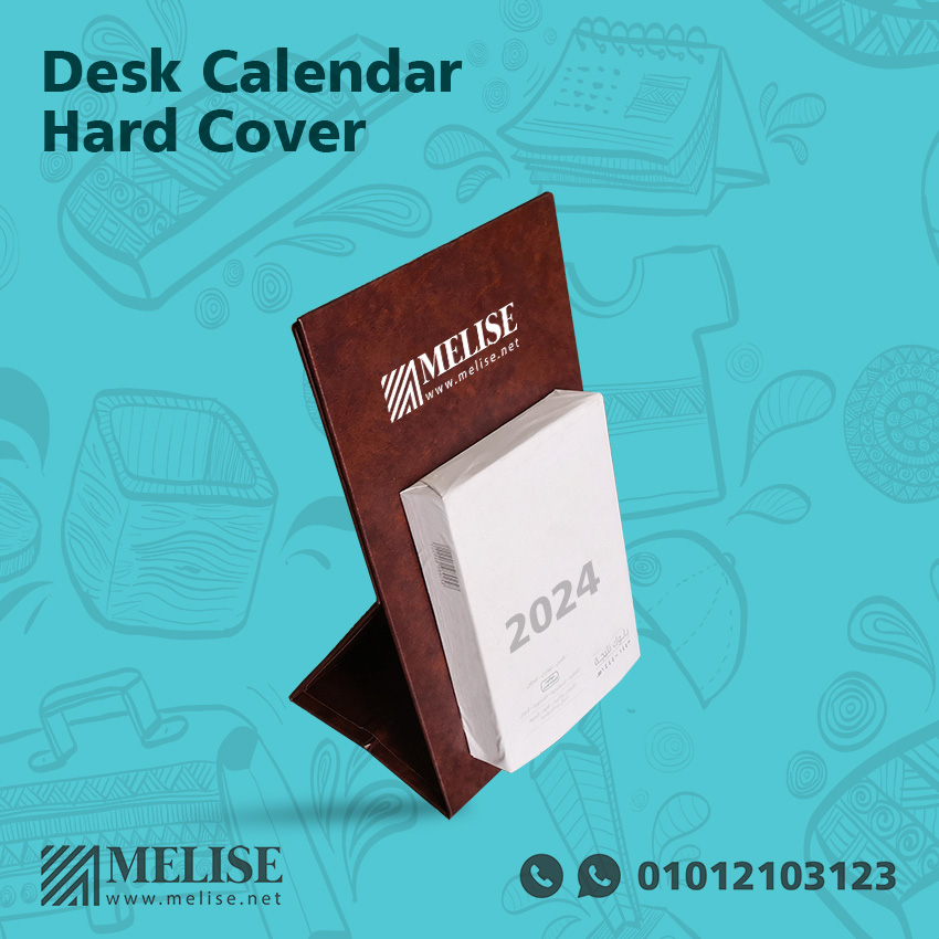 Custom Desk Calendar Hard Cover | Printed Logo | Melise Egypt