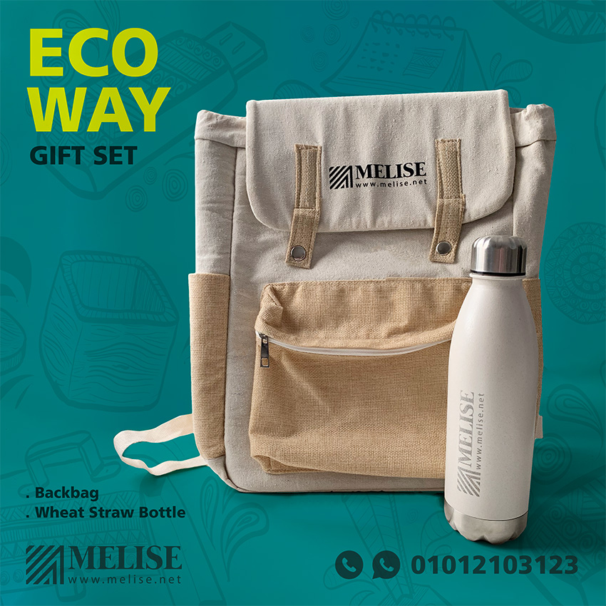 Eco Way | Melise Canvas & Cane Premium Backbag VIP Gift Set