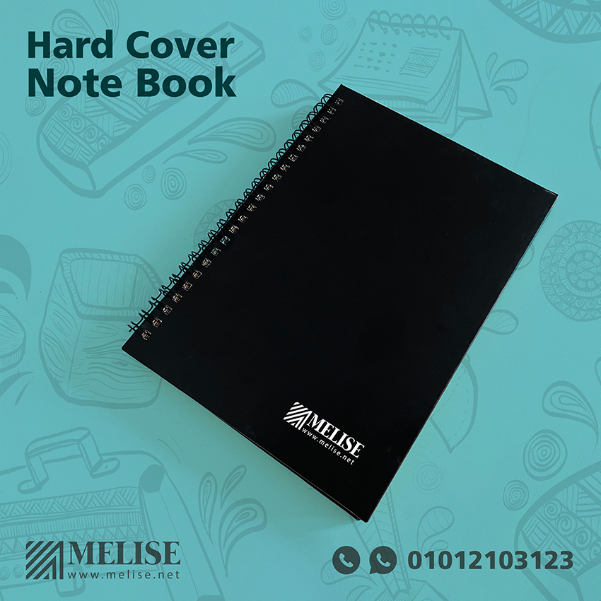 Hard Cover Notebook A5 | Spiral | Custom Logo | Melise Egypt