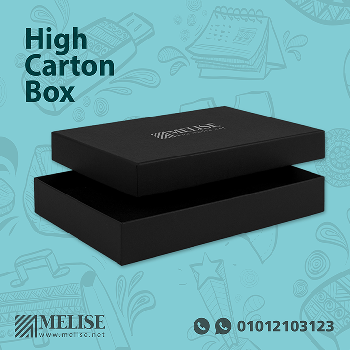 Melise Black Cardboard Box – Elegant Corporate Packing