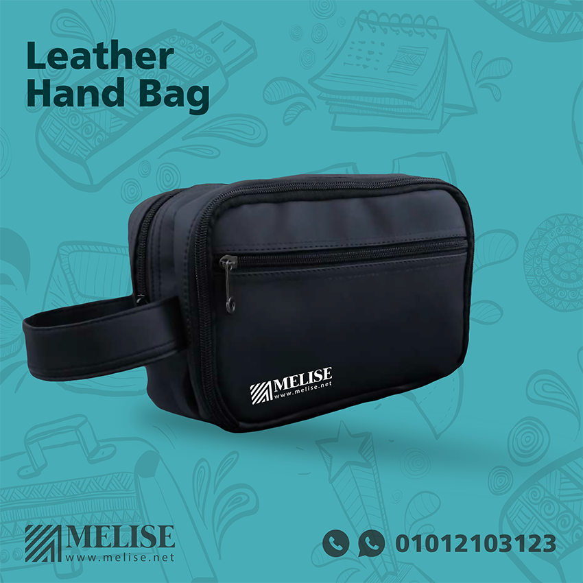 Leather Hand Bag | Engraved Logo | Melise Egypt