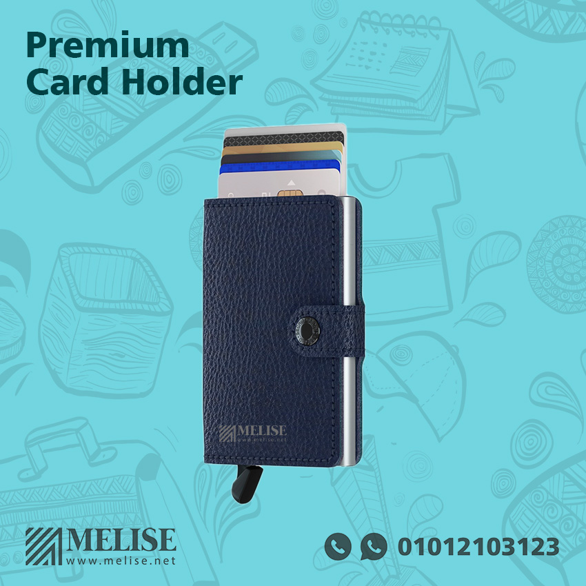 Premium Card Holder | Engraved Logo | Melise Egypt