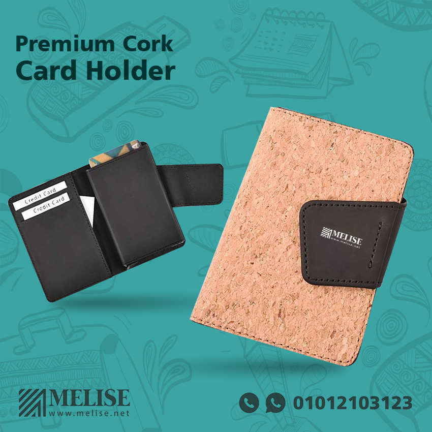 Eco Friendly Cork Card Holder | Premium | Melise Egypt