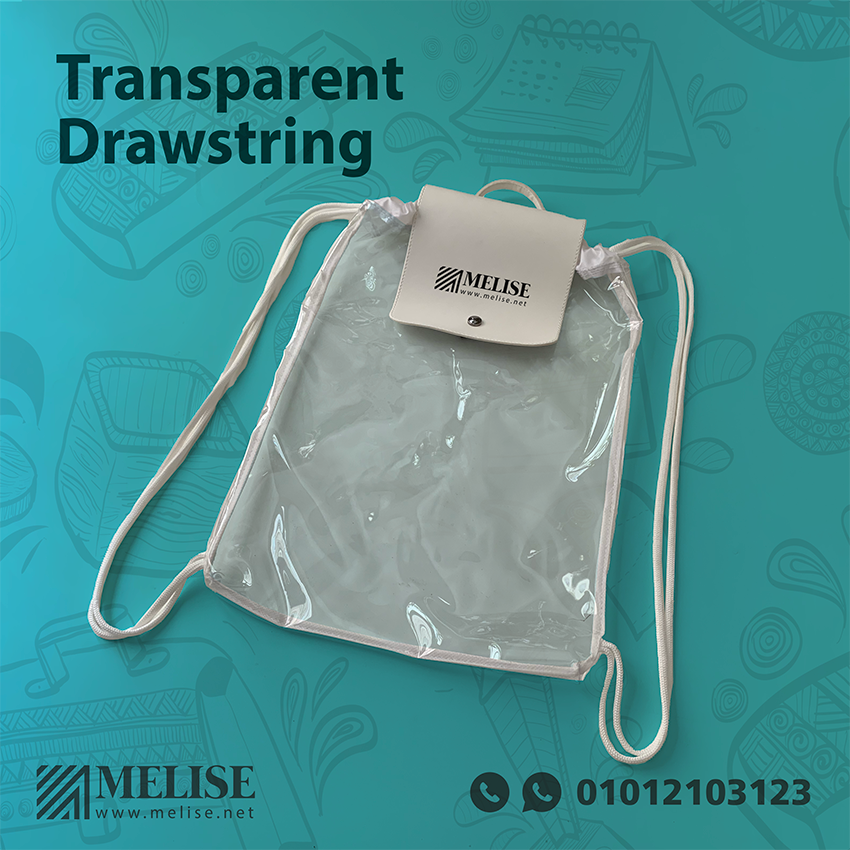 Melise Clear Drawstring Bag – Summer Collection