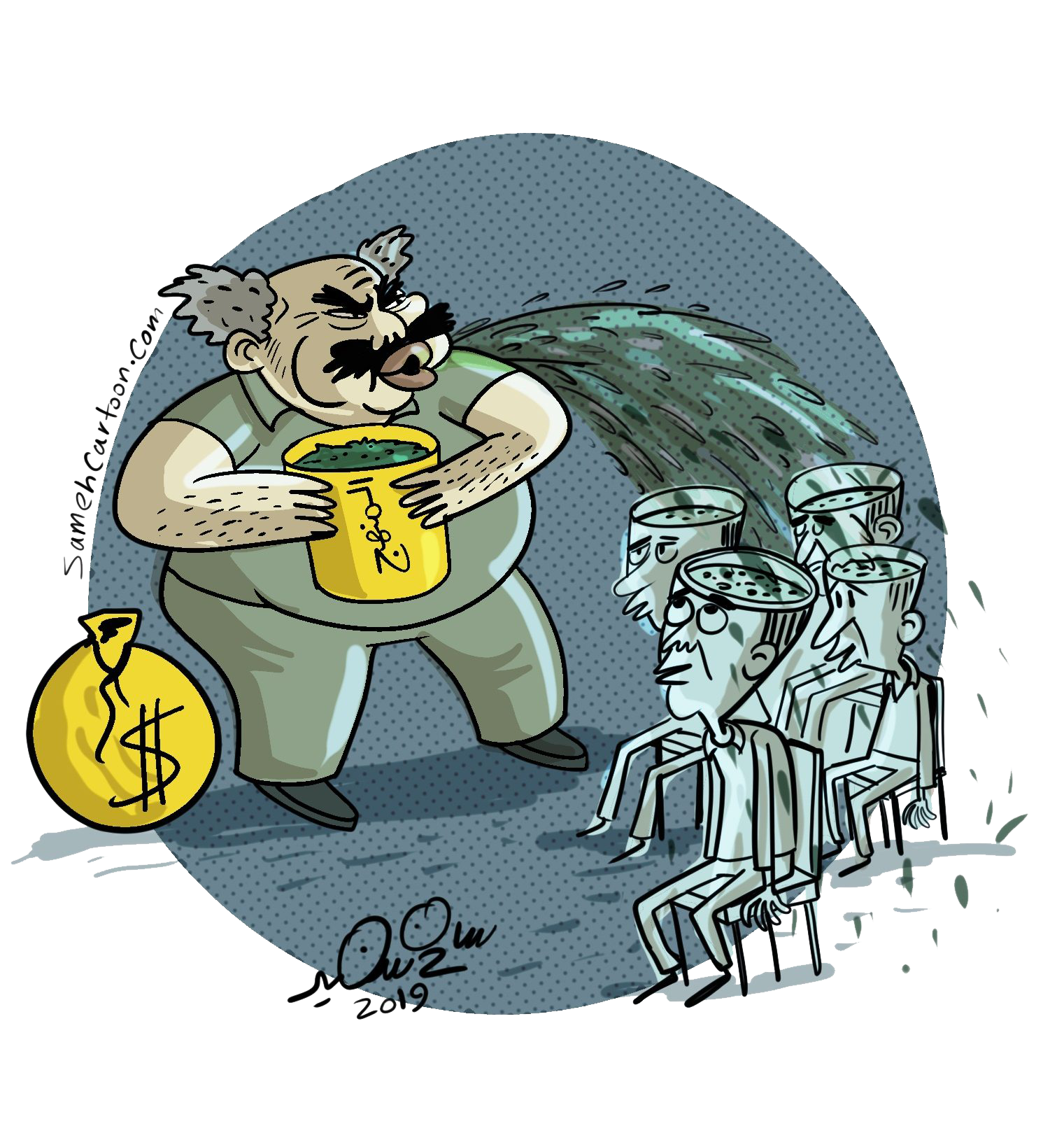 Community cartoons by Sameh Samir