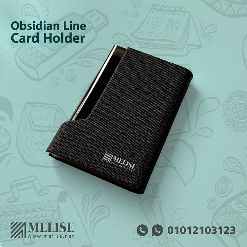 Obsidian Line Card Holder – Premium Leather Giveaway