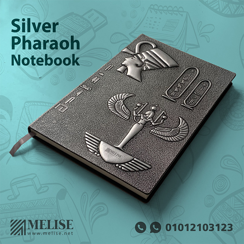 Silver Pharaoh Notebook – Elegant Corporate Notebooks & Journals