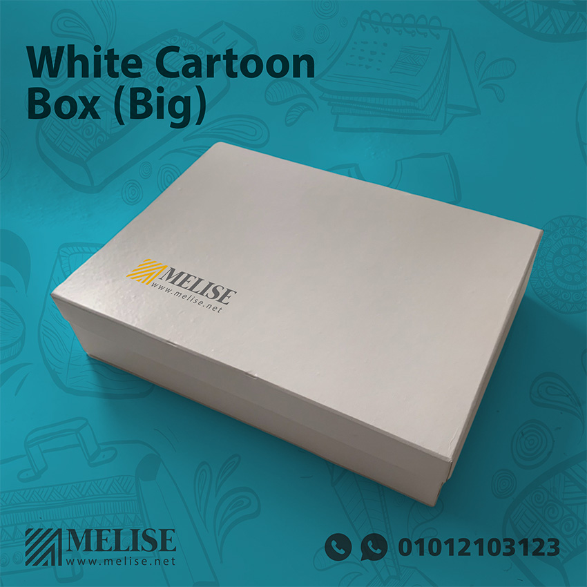 White Cartoon Box Big for Packing by Melise