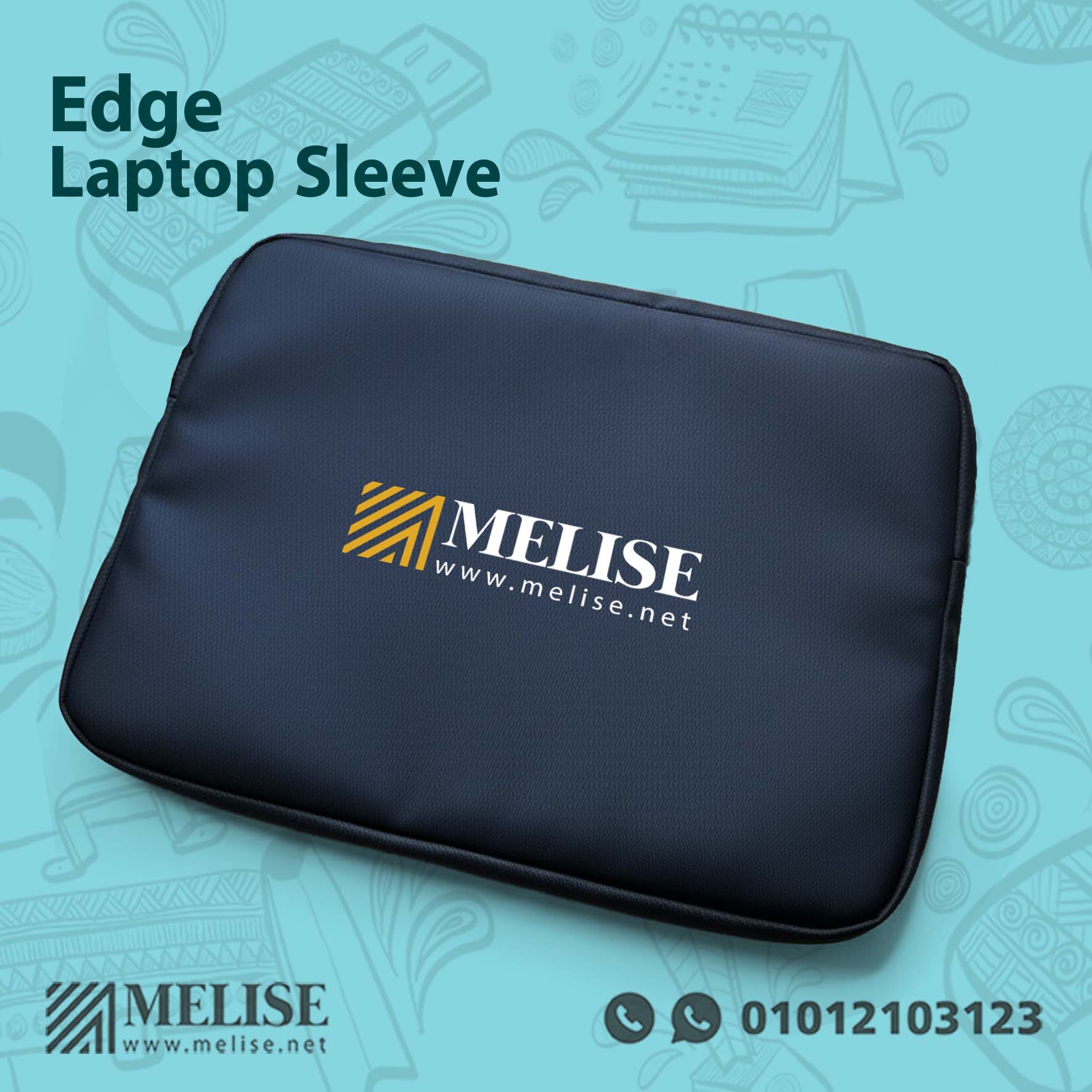 Edge Laptop Sleeve – Sleek Business Bag by Melise
