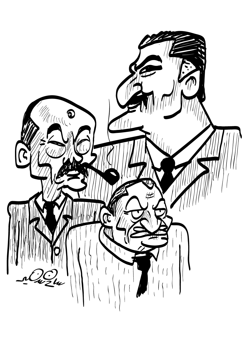 Political caricature illustration by Sameh Samir for Butterfly Wings