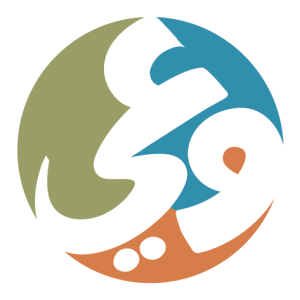 Circular multicolor design featuring the Arabic word 'وعي' (Waai) symbolizing awareness initiatives.