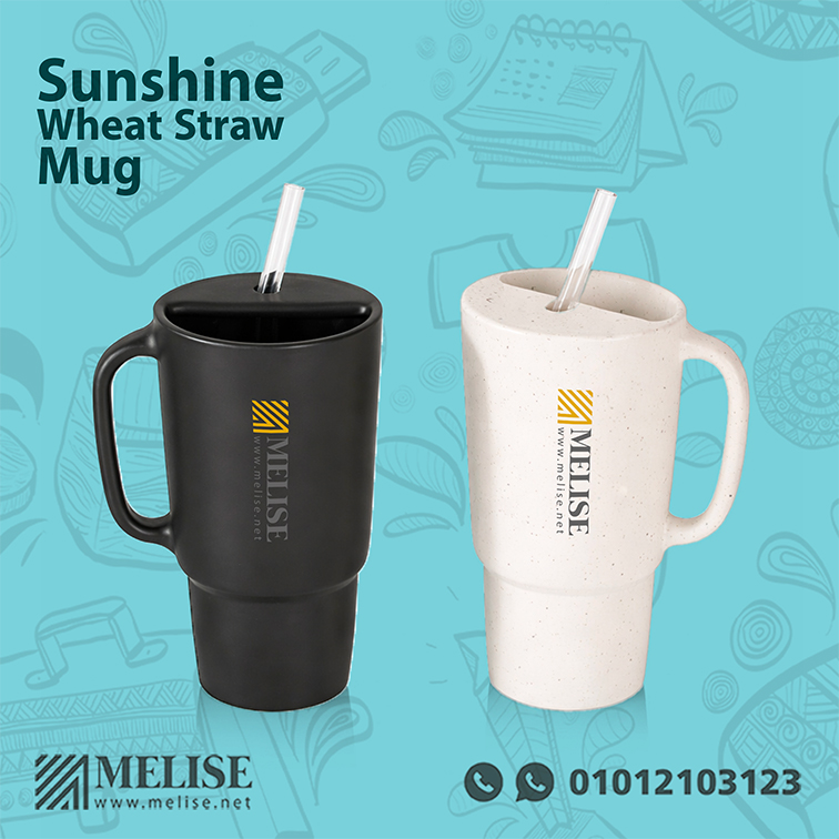 Sunshine Wheat Straw Mug – Eco-Friendly Corporate Giveaway
