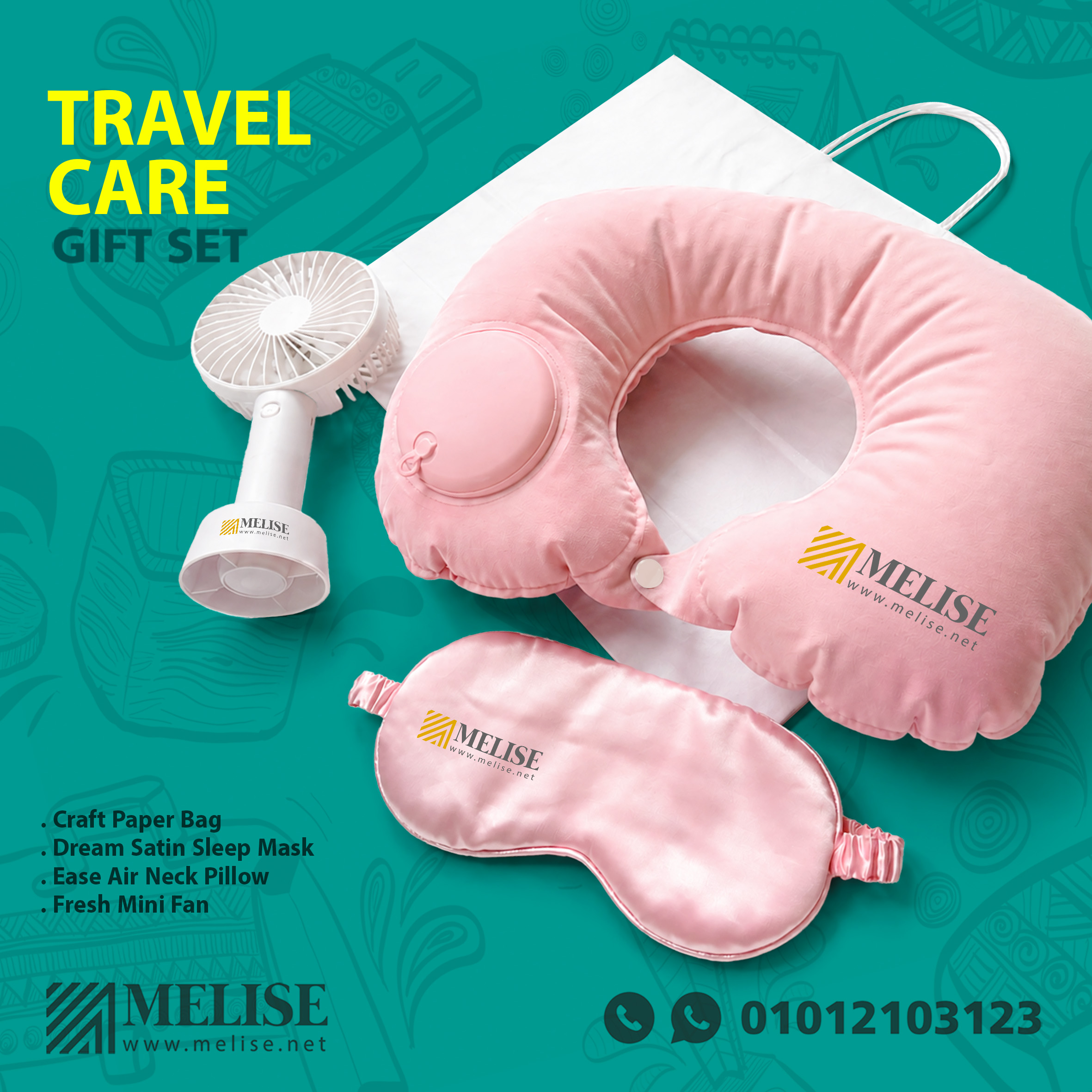 Travel Care Gift Set for Comfort and Relaxation