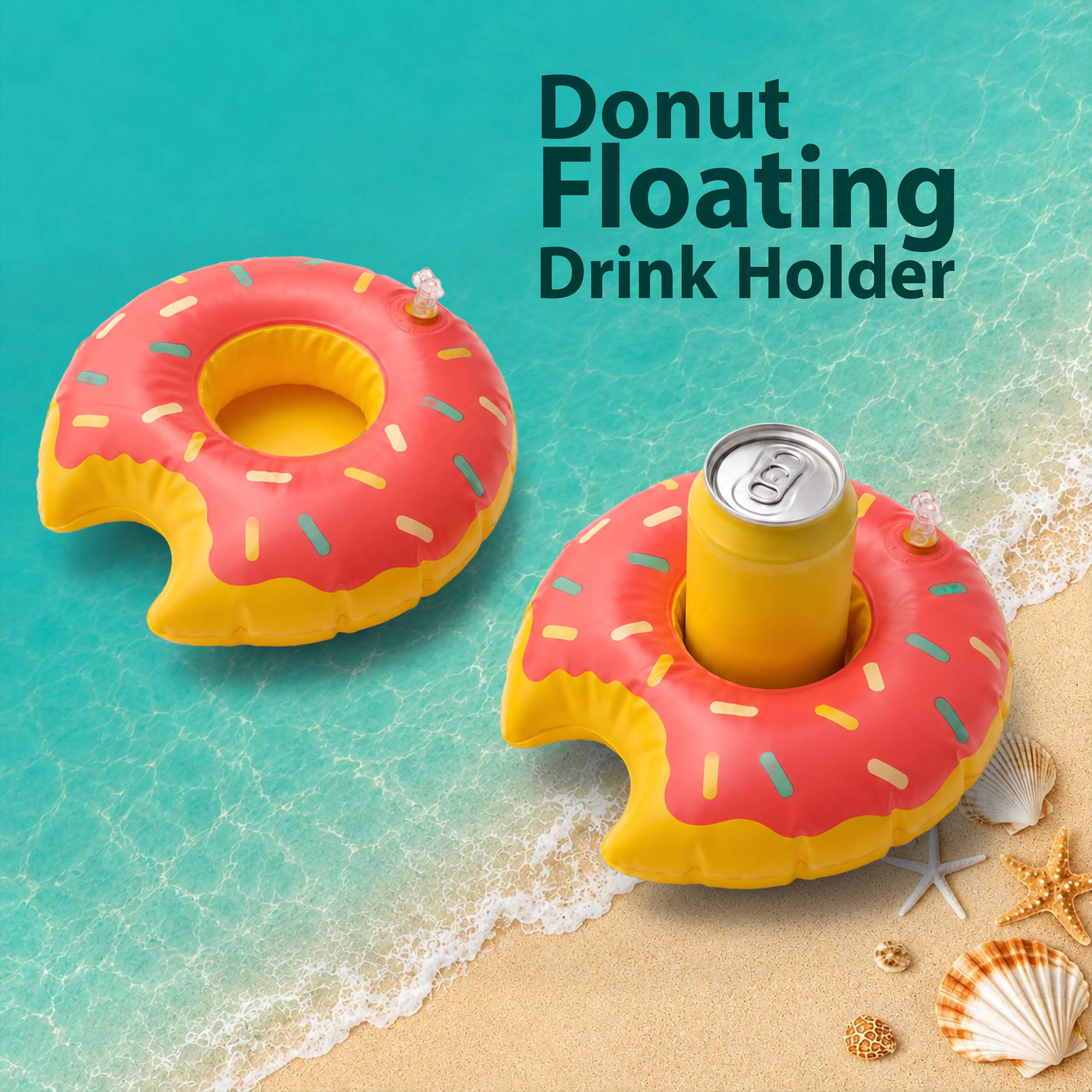 Donut Floating Drink Holder from Melise Summer Collection