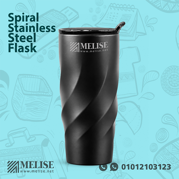 Spiral Stainless Steel Flask from Melise’s Summer Collection