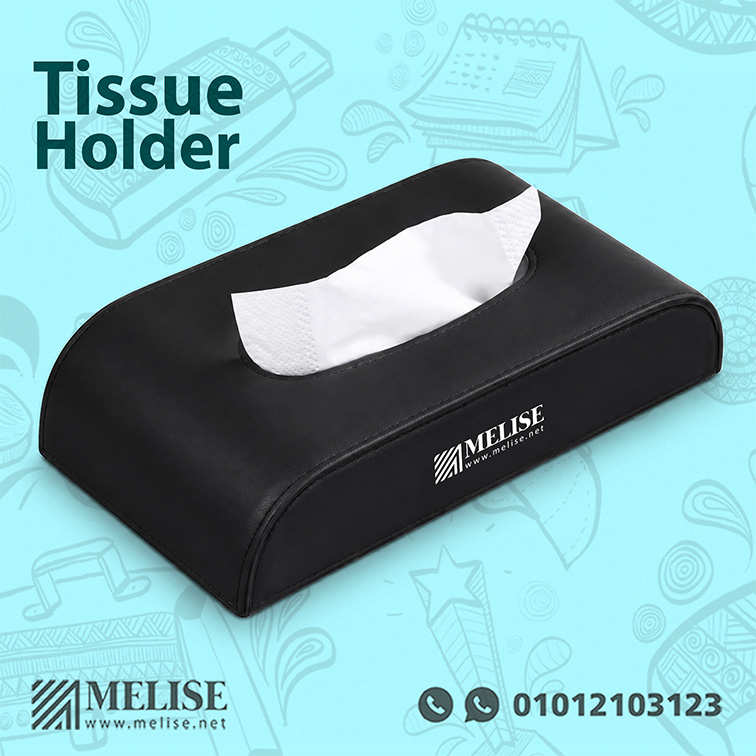 Premium Leather Tissue Holder for Office Essentials