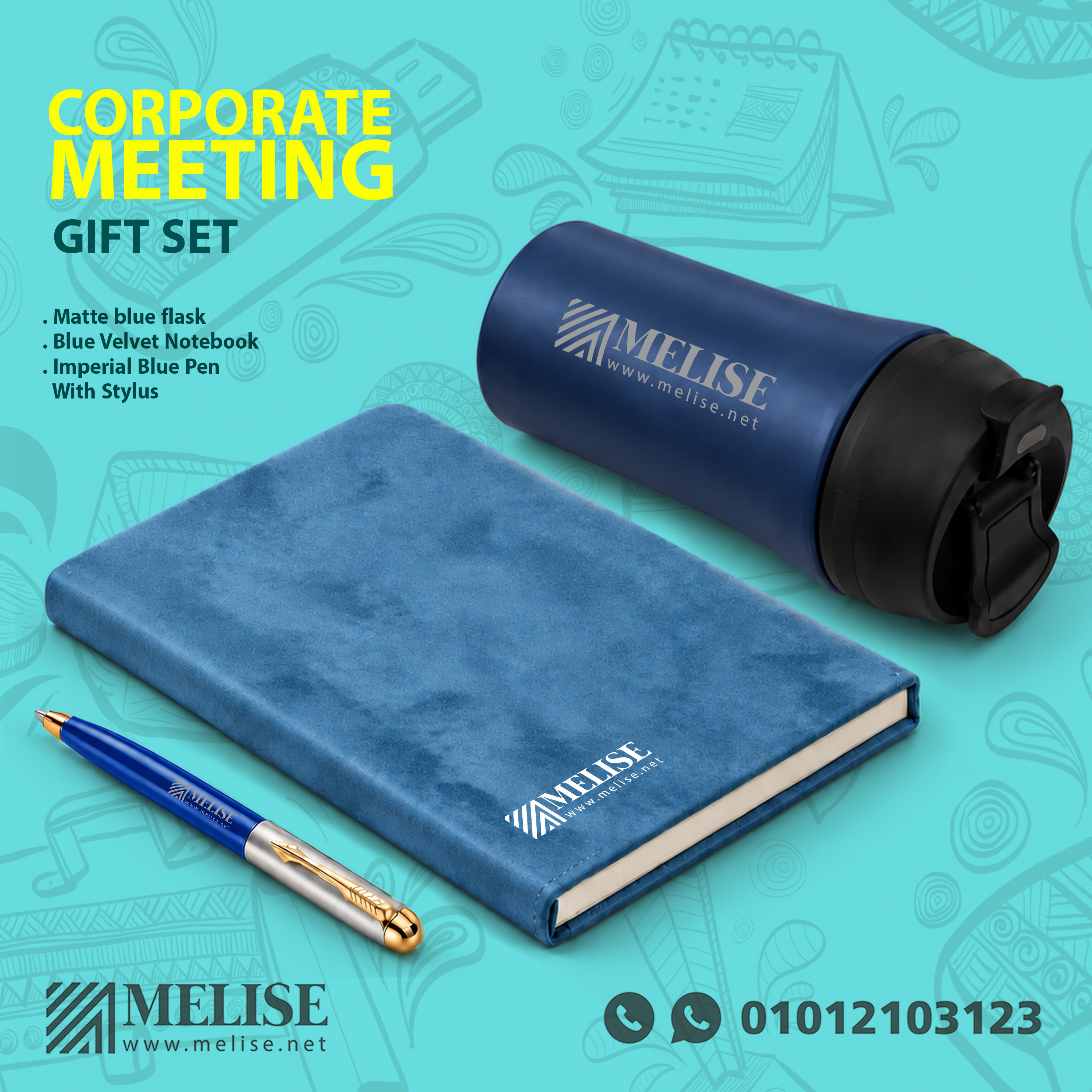 Corporate Meeting Gift Set – Stylish Branded Gifts by Melise
